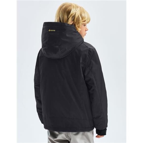 Boy's Waterproof Ski Snow Jacket Hooded Fleece Lined Windproof Winter Jacket - Picture 3 of 7